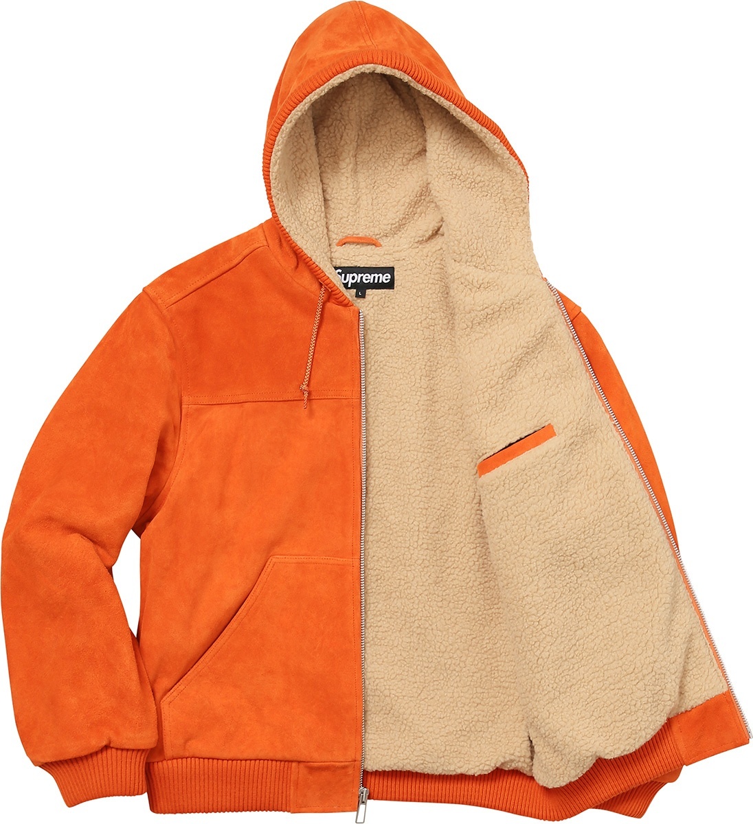 Hooded Suede Work Jacket view 11